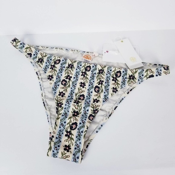 Tory Burch Swim printed hipster bikini bottoms, size XL, NWT - Picture 1 of 4
